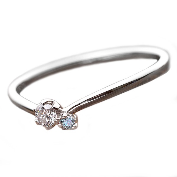 【商品名】 ダイヤモンド リング ダイヤ アイスブルーダイヤ 合計0.06ct 12.5号 プラチナ Pt950 V字モチーフ 指輪 ダイヤリング 鑑別カード付き 【ジャンル・特徴】 ダイヤモンドリン