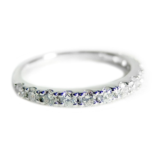 【商品名】 ダイヤモンド リング ハーフエタニティ 0.5ct 8.5号 プラチナ Pt900 0.5カラット エタニティリング 指輪 鑑別カード付き 【ジャンル・特徴】 ダイヤモンドリング プラチナ