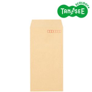 【商品名】 TANOSEE クラフト封筒 テープ付 70g 長3 〒枠あり 1000枚入