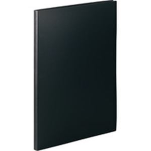【商品名】 アクアドロップス クリヤーブック クリアブック＜ポケット交換タイプ＞ B4-S 36穴 15ポケット 黒 【ジャンル・特徴】 クリアブック