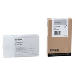 【商品名】 EPSON エプソン インクカートリッジ 純正 【ICLGY36A】 ライトグレー 【ジャンル・特徴】 インクジェットプリンタ用 プリンターインク トナーカートリッジ [ ICLGY36A