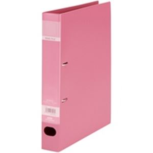 【商品名】 セキセイ ロックリングファイルF-532 A4S 43mm桃10冊 【ジャンル・特徴】 バインダー 穴をあけてとじるリング式ファイル 事務用品 業務用 [ F-532-21 ]