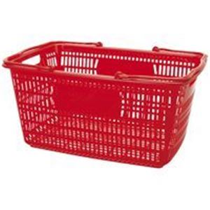 【商品名】 ジョインテックス ショップかご 30L赤10個 B264J-RE10 【ジャンル・特徴】 持ち運びに便利なカゴです 事務用品 業務用お得セット [ B264J-RE10 ]