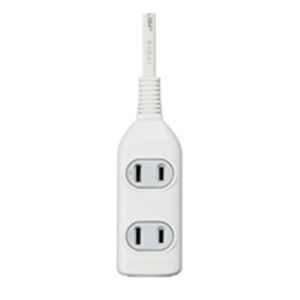 【商品名】 （まとめ）朝日電器 ELPA コード付タップ LPT-302NW 3個口／2m 【×7セット】 【ジャンル・特徴】 PC/パソコン接続用品 OAタップ 事務用品 業務用お得セット [ LP