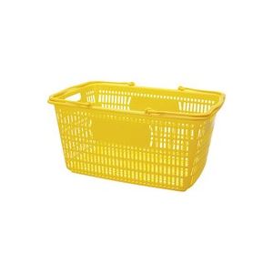 【商品名】 （まとめ）ジョインテックス ショップかご 30L黄 B264J-YE【×20セット】 【ジャンル・特徴】 整理収納用品 事務用品 [ B264J-YE ]