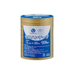 【商品名】 （まとめ）ジョインテックス セロハンテープ12mm×35m10巻 B637J【×10セット】 【ジャンル・特徴】 接着用品 接着テープ 事務用品 [ B637J ]