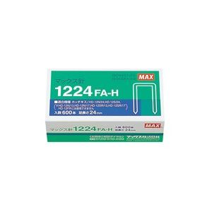 【商品名】 （まとめ）マックス ホッチキス針 1224FA-H MS91177 600本【×10セット】 【ジャンル・特徴】 綴るとめる用品 ホッチキス針 事務用品 [ 1224FA-H ]