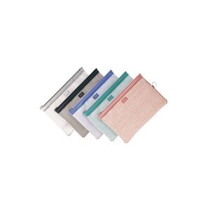 【商品名】 (業務用5セット) LIHITLAB メッシュケース/薄型ポーチ 【A4】 ジッパータイプ マチなし F-246 ブラック 【ジャンル・特徴】 リヒトラブ メッシュバッグ 薄型クリアケース