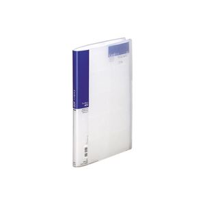 【商品名】 (業務用10セット) LIHITLAB 名刺ホルダー/名刺ファイル 【A4】 片面ポケット ヨコ入れ A-945 藍 【ジャンル・特徴】 リヒトラブ 名刺整理ファイル 名刺帳 事務用品 業