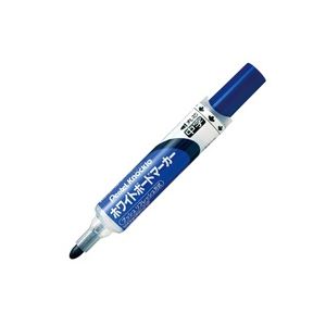 【商品名】 (業務用20セット) ぺんてる ホワイトボードマーカー ノックル 【丸芯・中字/青】 直液タイプ EMWLM-C 【ジャンル・特徴】 カスレ追放！ホワイトボード用ペン 事務用品 会議用品 