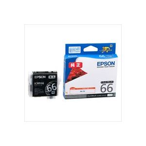 【商品名】 (業務用4セット) EPSON エプソン インクカートリッジ 純正 【ICMB66】 マットブラック(黒) 【ジャンル・特徴】 プリンターインク トナーカートリッジ OAインク トナー リ