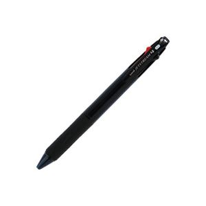 （まとめ）三菱鉛筆 JETSTREAMノック式4色BP 透明ブラック〔×10セット〕〔代引不可〕
