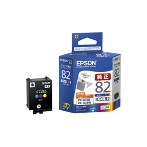 【商品名】 (業務用4セット)EPSON エプソン インクカートリッジ 純正 【ICCL82】 カラー 【ジャンル・特徴】 プリンターインク トナーカートリッジ OAインク トナー リボン [ ICC