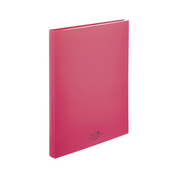 【商品名】 （まとめ） リヒトラブ AQUA DROPs クリヤーブック〈ポケット交換タイプ〉 A4判タテ型（30ポケット）・30穴 N-5016-3 赤 1冊入 【×3セット】 【ジャンル・特徴】 