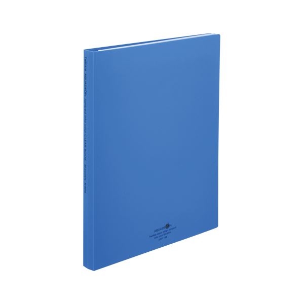 【商品名】 （まとめ） リヒトラブ AQUA DROPs クリヤーブック〈ポケット交換タイプ〉 A4判タテ型（30ポケット）・30穴 N-5016-8 青 1冊入 【×3セット】 【ジャンル・特徴】 