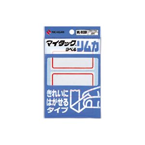 【商品名】 （まとめ） ニチバン マイタック(R) ラベル リムカ(R) 枠付きラベル（きれいにはがせるタイプ） ML-R109R 赤枠 1P入 【×10セット】 [ ML-R109R ]