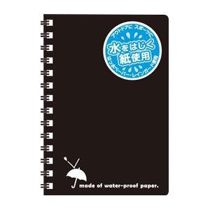 【商品名】 （まとめ） アピカ レインガードメモ B7判 SW88KN 黒 1冊入 【×10セット】 【ジャンル・特徴】 撥水ペーパーを使用。 雨の日でも大丈夫。 [ SW88KN ]