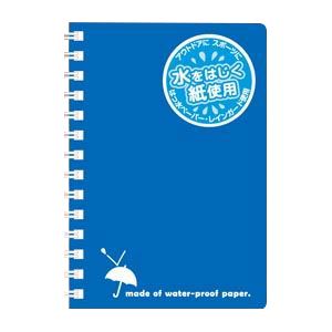 【商品名】 （まとめ） アピカ レインガードメモ B7判 SW88BN 青 1冊入 【×10セット】 【ジャンル・特徴】 撥水ペーパーを使用。 雨の日でも大丈夫。 [ SW88BN ]