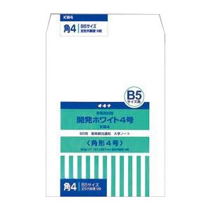 【商品名】 （まとめ） オキナ 開発ホワイト封筒 KW4 9枚入 【×10セット】 [ KW4 ]