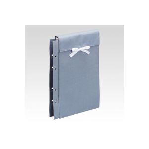 （まとめ） ファイル 布製図面袋 ひも式 ZN-L05C ライトブルー 1冊入 〔×5セット〕〔代引不可〕