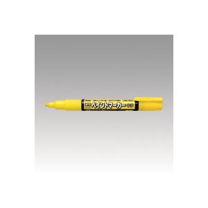 【商品名】 （まとめ） ぺんてる 油性ペイントマーカー 中字（3.0mm） MMP20-G 黄 1本入 【×10セット】 【ジャンル・特徴】 不透明で塗料のように色が濃く、鮮やかな発色が特長。 紙だけ