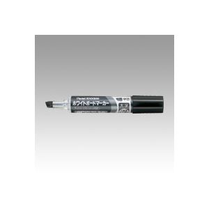 【商品名】 （まとめ） ぺんてる ノックル 後端プッシュ式 太字平芯（7.0mm） EMWL6W-A 黒 1本入 【×10セット】 【ジャンル・特徴】 後部プッシュで書き味復活。 さらに「ぶっとい」文