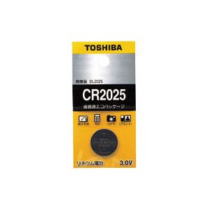 （まとめ） 東芝 TOSHIBA コイン型リチウム電池 CR2025EC 1個入 〔×10セット〕〔代引不可〕
