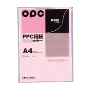 【商品名】 （まとめ） 文運堂 ファインカラーPPC A4判 カラー335 ピンク 100枚入 【×5セット】 【ジャンル・特徴】 文書によって使い分け。 落ち着いた色調をラインアップ。 [ カラー3