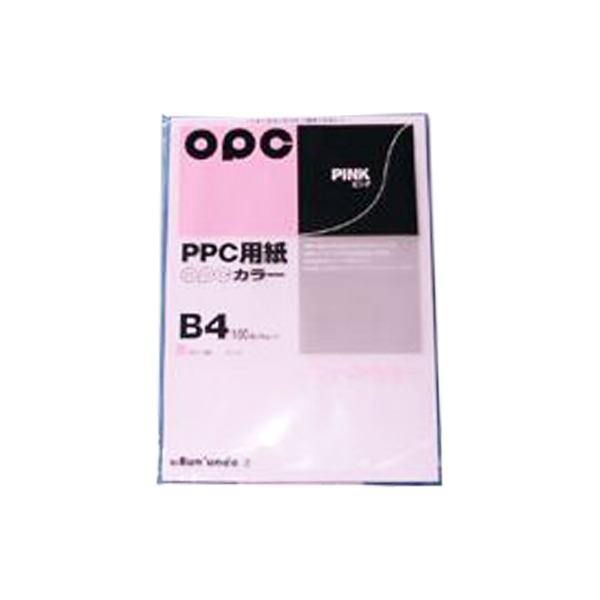 【商品名】 （まとめ） 文運堂 ファインカラーPPC B4判 カラー345 ピンク 100枚入 【×5セット】 【ジャンル・特徴】 文書によって使い分け。 落ち着いた色調をラインアップ。 [ カラー3