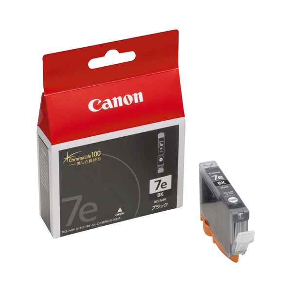 【商品名】 （まとめ） キヤノン Canon インクタンク BCI-7e BK ブラック 0364B001 1個 【×4セット】 【ジャンル・特徴】 インクカートリッジ 純正インクカートリッジ [ 0