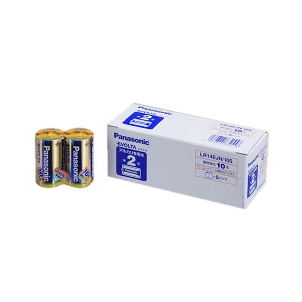 【商品名】 （まとめ） パナソニック アルカリ乾電池 EVOLTA 単2形 LR14EJN/10S 1箱（10本） 【×3セット】 【ジャンル・特徴】 電池 アルカリ乾電池 [ LR14EJN/10S