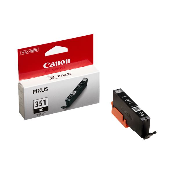 【商品名】 （まとめ） キヤノン Canon インクタンク BCI-351BK ブラック 標準 6503B001 1個 【×5セット】 【ジャンル・特徴】 インクカートリッジ 純正インクカートリッジ 