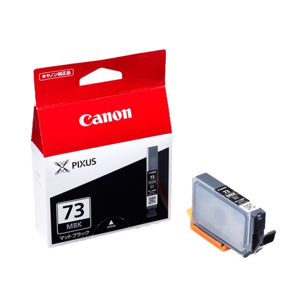 【商品名】 （まとめ） キヤノン Canon インクタンク PGI-73MBK マットブラック 6392B001 1個 【×5セット】 【ジャンル・特徴】 インクカートリッジ 純正インクカートリッジ 