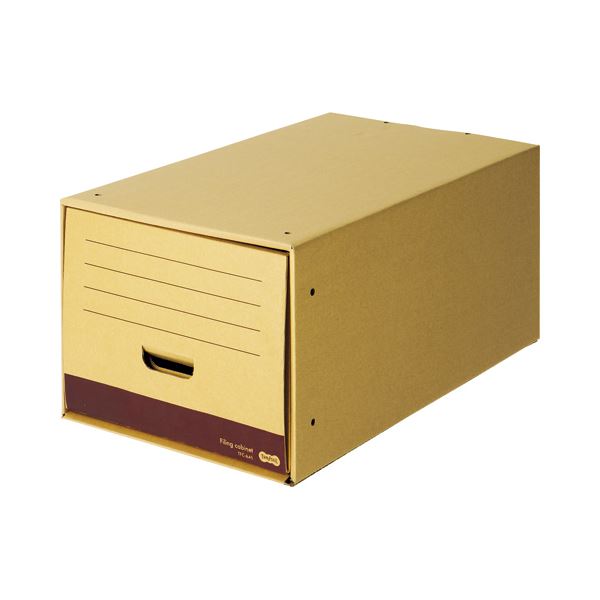 【商品名】 （まとめ） TANOSEE ファイリングキャビネット ロングタイプ A4用 内寸W322×D544×H263mm 1個 【×5セット】 【ジャンル・特徴】 机上整理／収納用品 書類保存用品