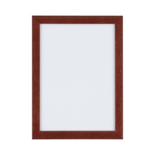 【商品名】 （まとめ） アートプリントジャパン 木製フレーム A4 外寸333×246mm ブラウン 1000037003 1枚 【×4セット】 【ジャンル・特徴】 掲示用品 パネル [ 100003