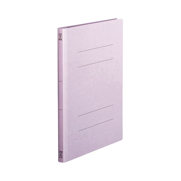 【商品名】 （まとめ） TANOSEE フラットファイル（スタンダードカラー） A4タテ 150枚収容 背幅18mm 紫 1セット（100冊：10冊×10パック） 【×2セット】 【ジャンル・特徴】 
