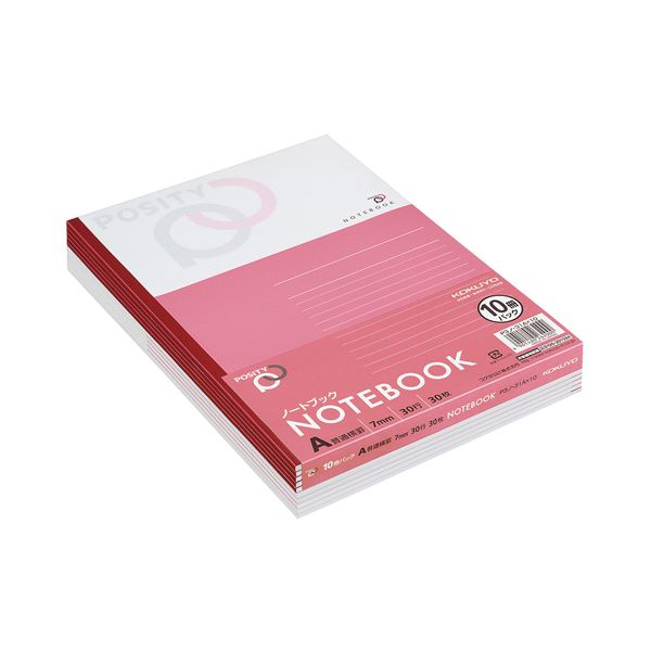 【商品名】 (まとめ) コクヨ ノート(POSITY) セミB5 A罫 30枚 P3ノ-31AX10 1セット(50冊：10冊×5パック) 【×2セット】 【ジャンル・特徴】 ノート・ふせん・紙製品 