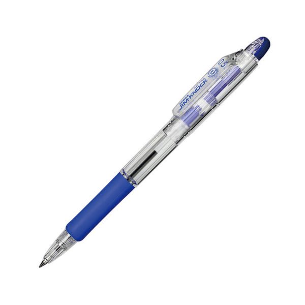 【商品名】 (まとめ) ゼブラ 油性ボールペン ジムノック 0.5mm 青 KRBS-100-BL 1セット(10本) 【×5セット】 【ジャンル・特徴】 筆記具 油性ボールペン ノック式 [ KRB