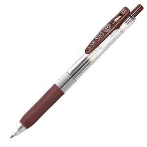 【商品名】 (まとめ) ゼブラ ゲルインクボールペン サラサクリップ 0.5mm 茶 JJ15-E 1本 【×60セット】 【ジャンル・特徴】 筆記具 ゲルインクボールペン ノック式 [ JJ15-E