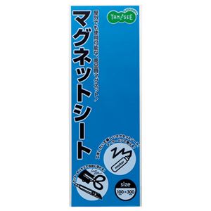【商品名】 （まとめ） TANOSEE マグネットカラーシート レギュラー 300×100×0.8mm 青 1枚 【×20セット】 【ジャンル・特徴】 掲示用品 マグネットシート [ TCS-08B 