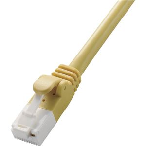 【商品名】 （まとめ） エレコム Cat6対応ツメ折れ防止LANケーブル イエロー 2m LD-GPT／Y2／RS 1本 【×10セット】 【ジャンル・特徴】 ネットワーク・通信機器 ＬＡＮケーブル・