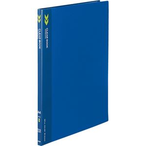 【商品名】 (まとめ) コクヨ クリヤーブック(クリアブック)(K2)固定式 A4タテ 10ポケット 背幅11mm 中紙なし 青 K2ラ-K10B 1冊 【×30セット】 【ジャンル・特徴】 クリヤー