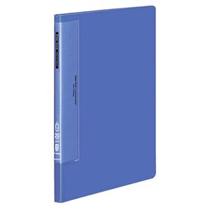 【商品名】 (まとめ) コクヨ クリヤーブック(クリアブック)(ウェーブカットポケット・固定式) A4タテ 20ポケット 背幅17mm 青 ラ-T560B 1冊 【×10セット】 【ジャンル・特徴】 