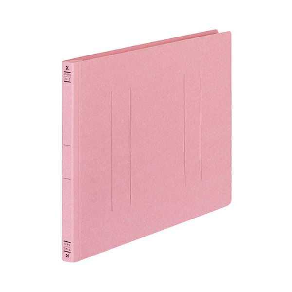 【商品名】 (まとめ) コクヨ フラットファイルV(樹脂製とじ具) A4ヨコ 150枚収容 背幅18mm ピンク フ-V15P 1パック(10冊) 【×5セット】 【ジャンル・特徴】 フラットファイル