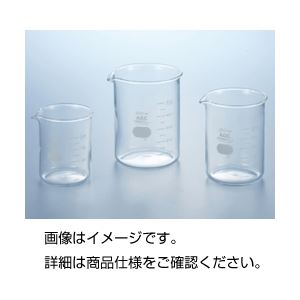 （まとめ）硼珪酸ガラス製ビーカー（IWAKI）200ml〔×10セット〕〔代引不可〕
