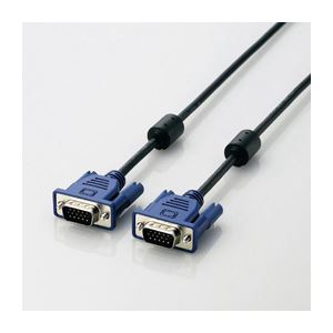 【商品名】 （まとめ）エレコム Ro HS準拠 D-Sub15ピン（ミニ）ケーブル CAC-30BK／RS【×3セット】 【ジャンル・特徴】 パソコン周辺機器 ケーブル [ CAC-30BK/RS ]