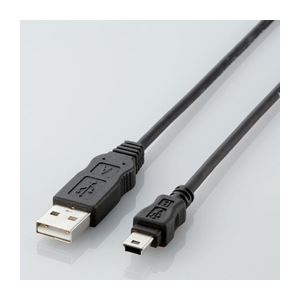 【商品名】 (まとめ)エレコム エコUSBケーブル(A-mini B・2m) USB-ECOM520【×5セット】 【ジャンル・特徴】 パソコン周辺機器 USBケーブル [ USB-ECOM520 ]