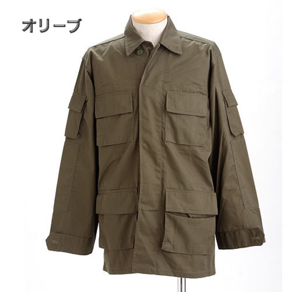 【商品名】 アメリカ軍 BDUジャケット／迷彩ジャケット 【 Mサイズ 】 JB001YN オリーブ 【 レプリカ 】 【ジャンル・特徴】 アウトドア 軍服 トレッキング ミリタリー ミリタリーグッズ