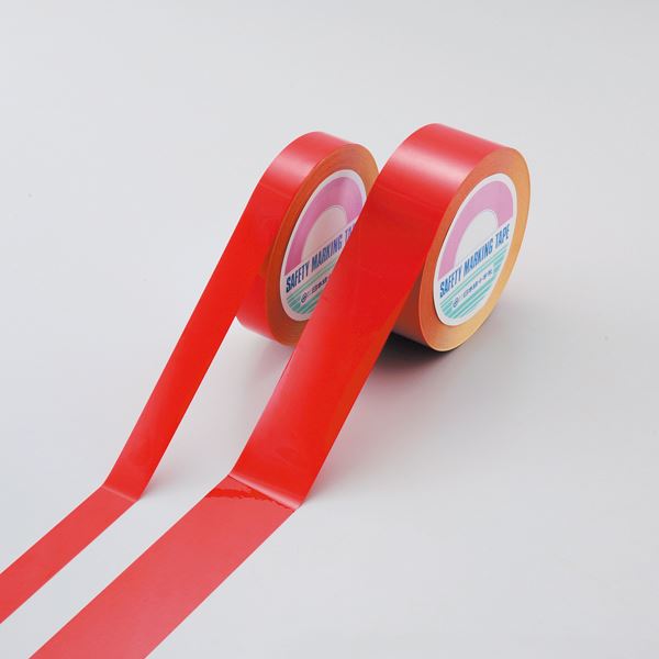 ガードテープ(再はく離タイプ) GTH-501R カラー：赤 50mm幅〔代引不可〕