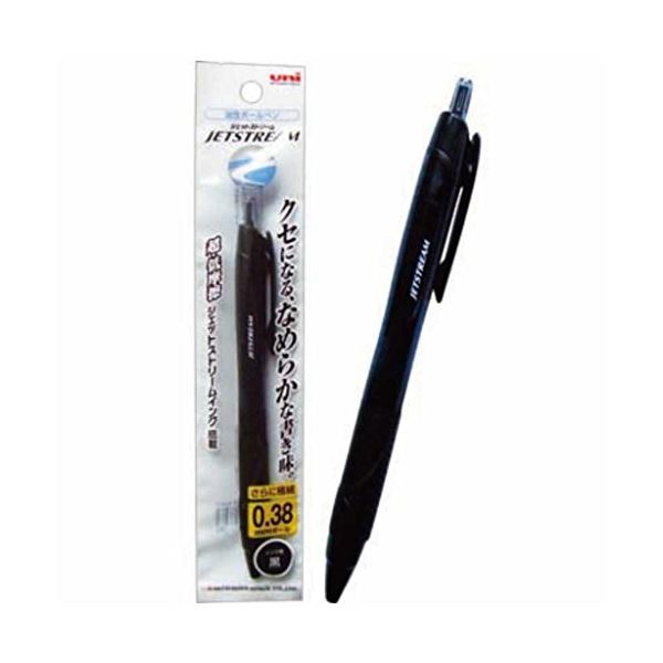 【商品名】 三菱 クセになる滑らかジェットストリーム0.38黒 【10個セット】 32-722 【ジャンル・特徴】 メーカー:三菱鉛筆